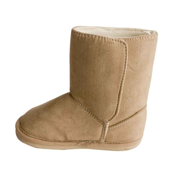 Annabelle Toddler Tan Faux-Suede Boots-1