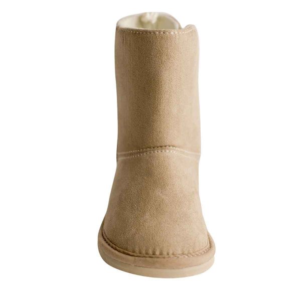 Annabelle Toddler Tan Faux-Suede Boots-2