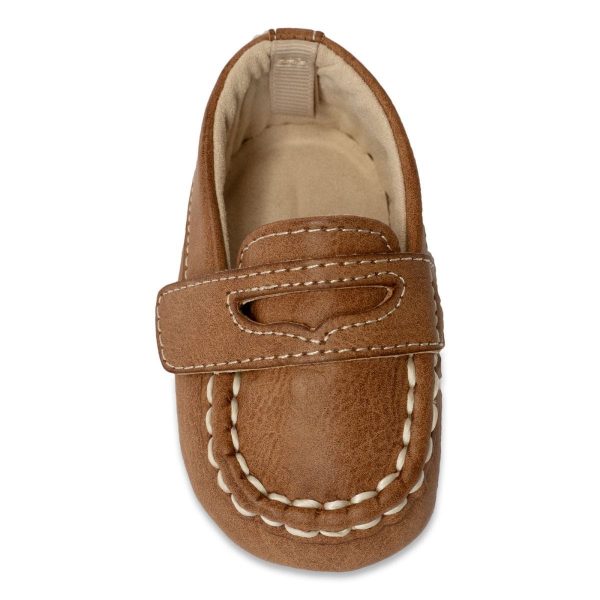 Anthony Infant Brown Soft Sole Penny Loafers-4