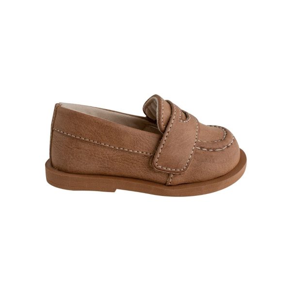 Anthony Toddler Brown Penny Loafers-1