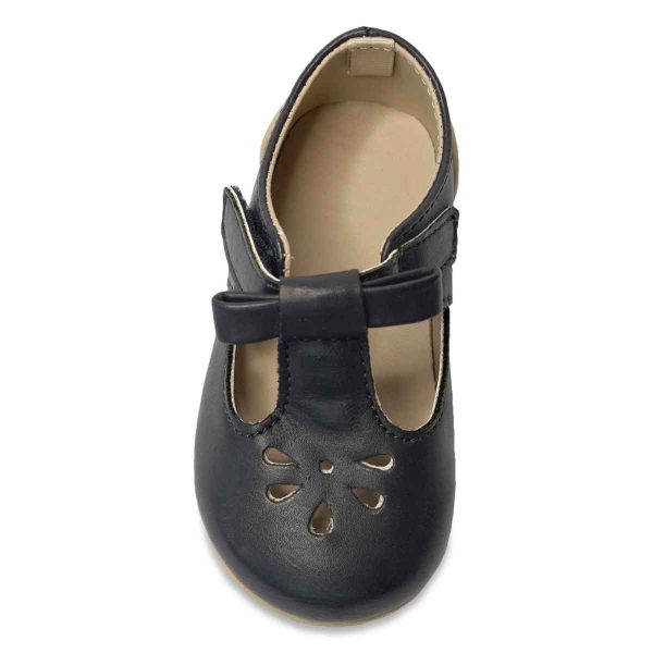 Brynna Classic Navy T-Straps for Toddler Girls-2