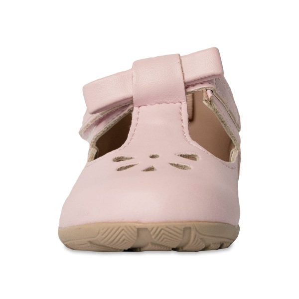 Brynna Classic Pink T-Straps for Toddler Girls-3