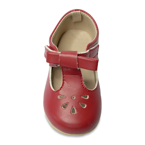 Brynna Classic Red T-Straps for Toddler Girls-2