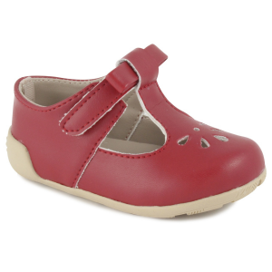 Brynna Classic Red T-Straps for Toddler Girls