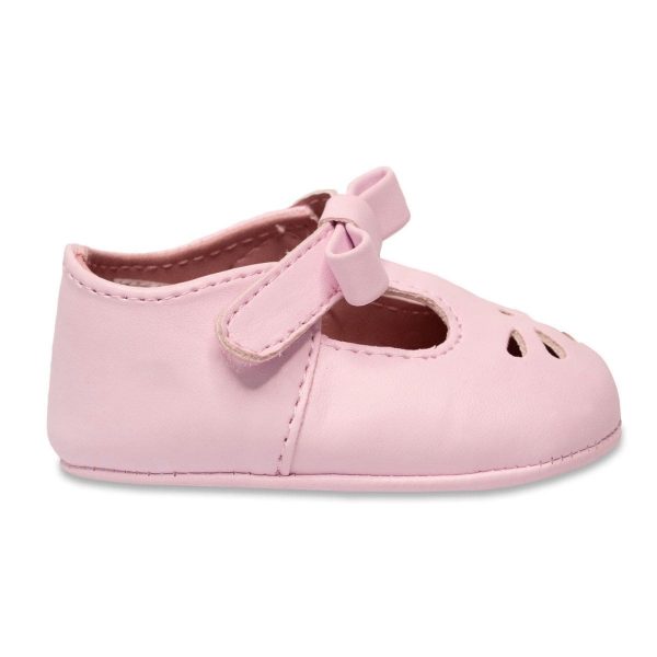 Brynna Infant Classic Pink T-Straps for Baby Girls-1