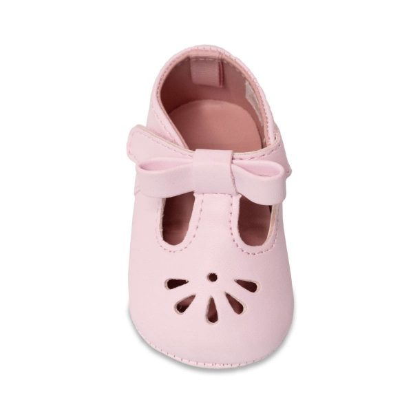 Brynna Infant Classic Pink T-Straps for Baby Girls-2