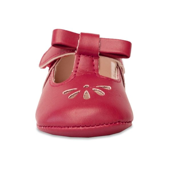 Brynna Infant Classic Red T-Straps for Baby Girls-3