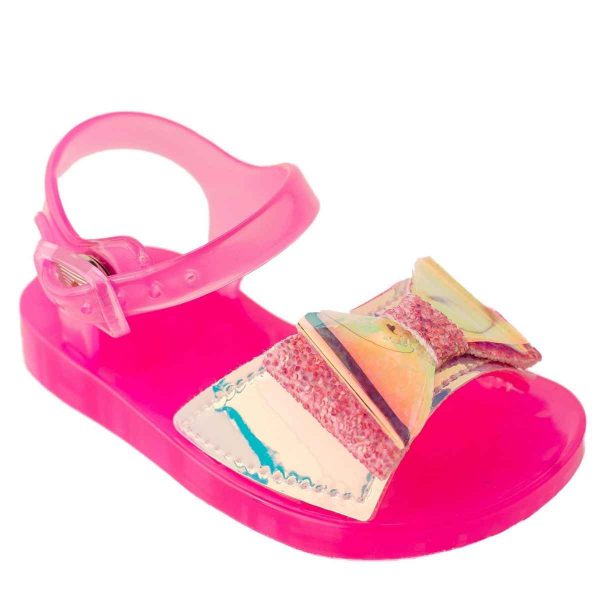 Dahlia Toddler Hot Pink Iridescent Jelly Sandals