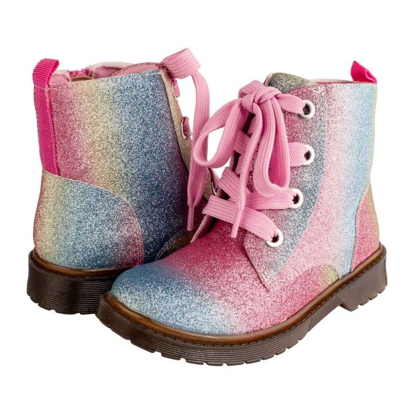 Elsie Youth Girls’ Rainbow Glitter Hikers-6