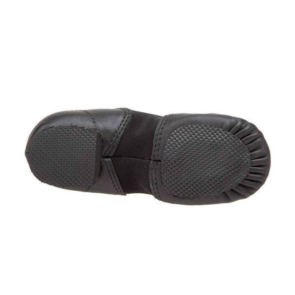 Gloria Toddler Black Leather Jazz Boots-2