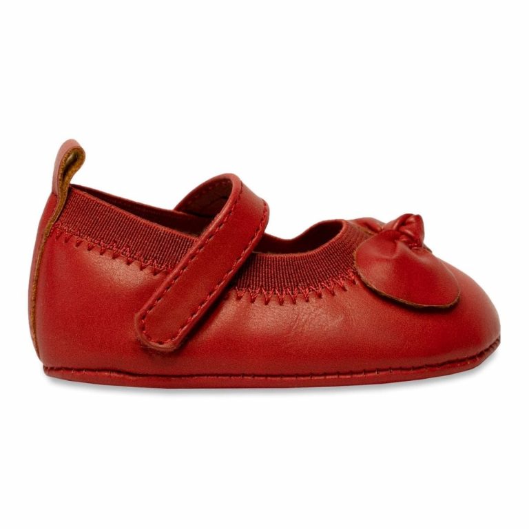 Jaclyn Infant Red Soft Sole Mary Janes