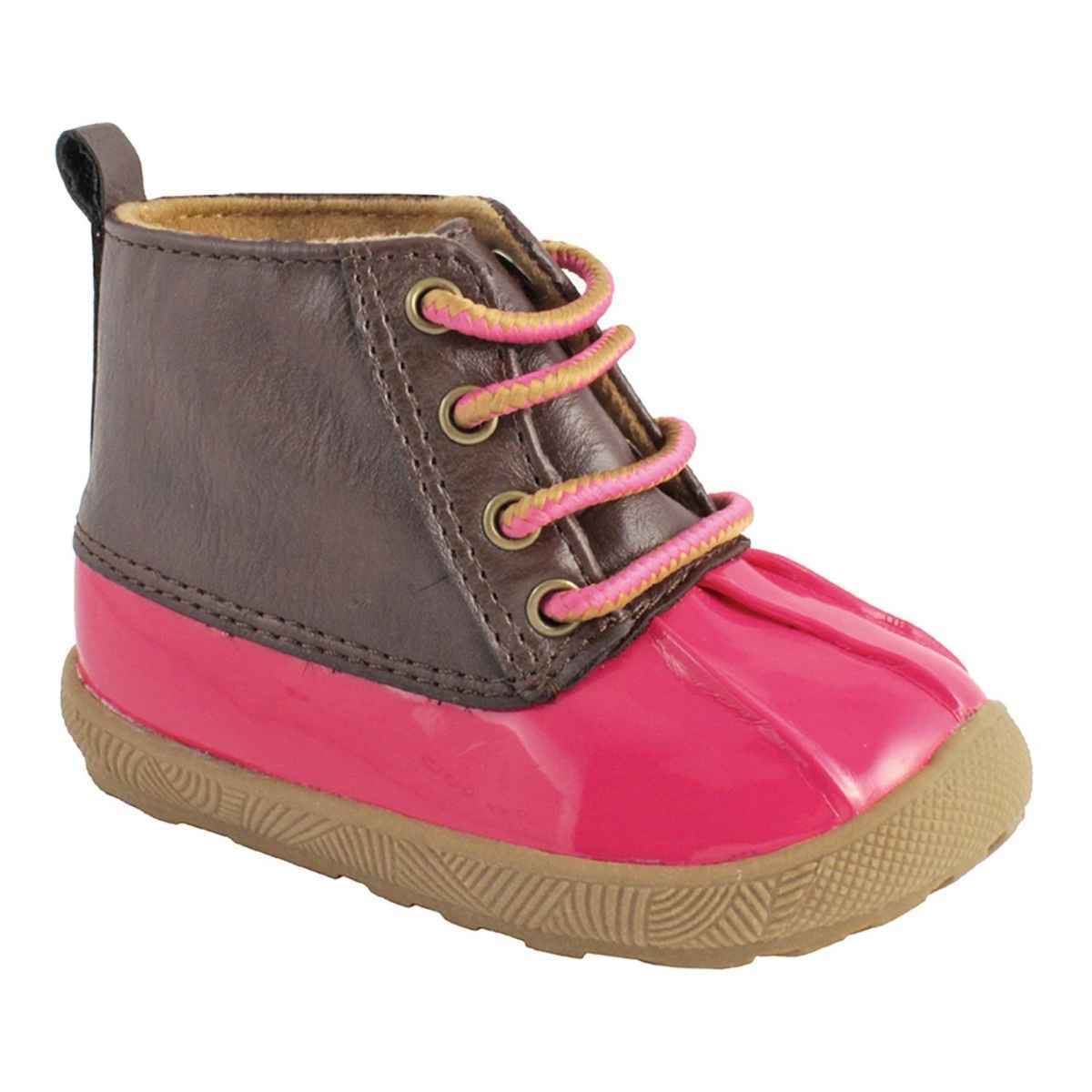 Jude Toddler Fuchsia/Brown Duck Boots - Kids Shoe Box
