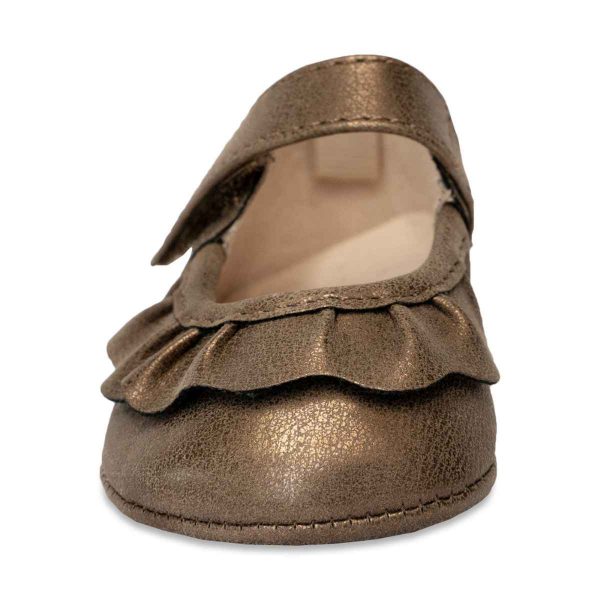 Kamdyn Infant Brown Soft Sole Mary Janes-2