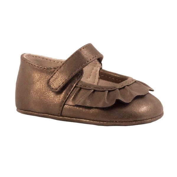 Kamdyn Infant Brown Soft Sole Mary Janes
