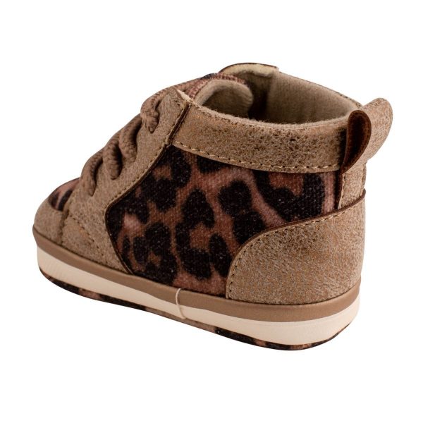 Kassidy Soft-Sole Leopard Print High-Top Sneakers with Laces-3