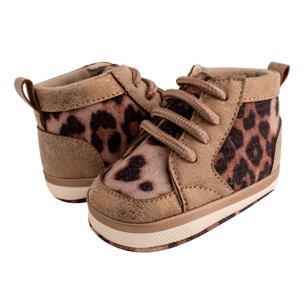Kassidy Soft-Sole Leopard Print High-Top Sneakers with Laces-7