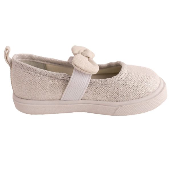 Kaydence Toddler Silver Mary Jane Flats-1