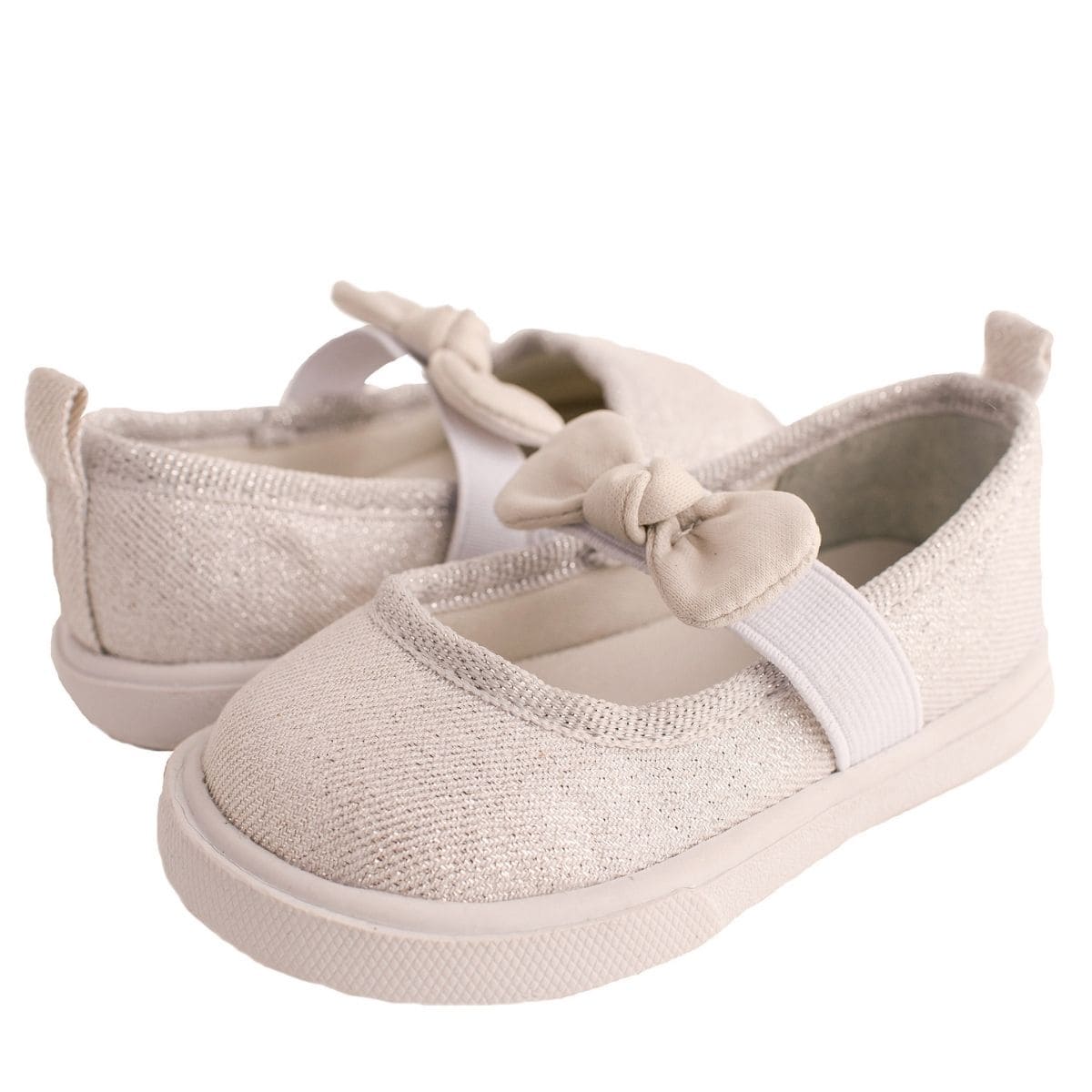 Kaydence Toddler Silver Mary Jane Flats - Kids Shoe Box