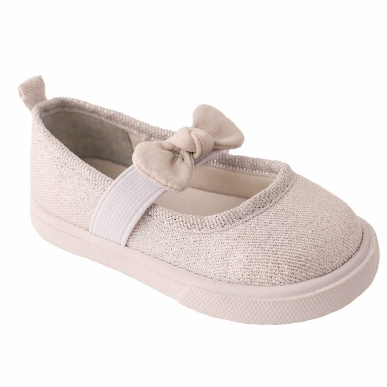 Kaydence Toddler Silver Mary Jane Flats