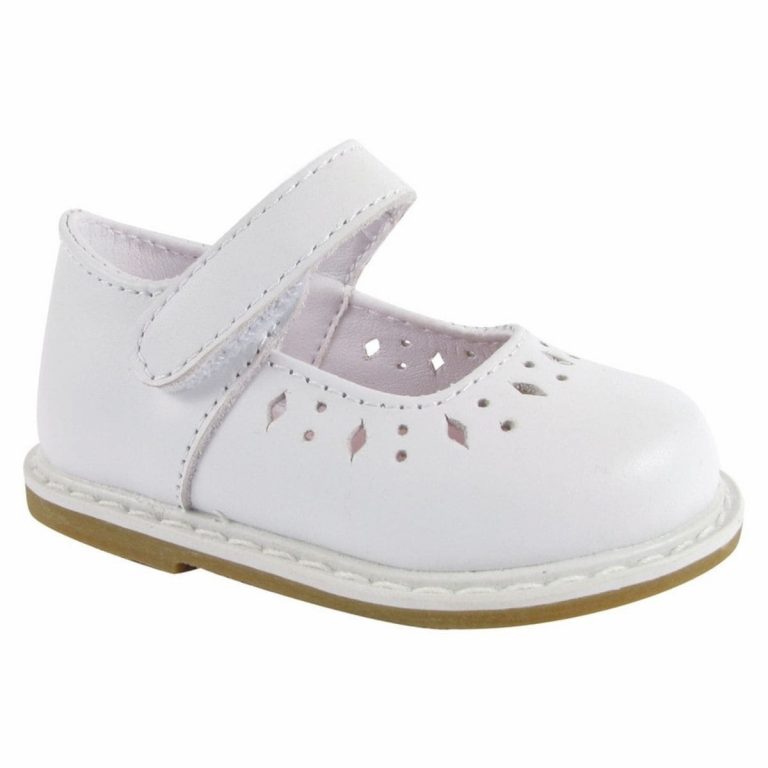 Laynie Toddler White Leather Mary Janes