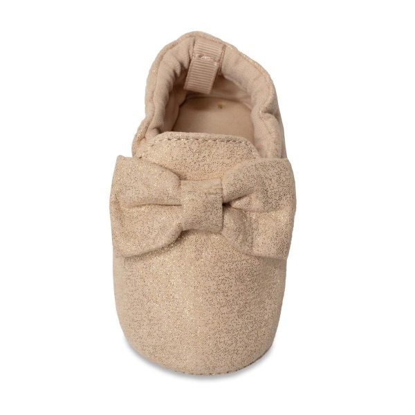 Maren Infant/Toddler Shimmer Slippers with Bow-2