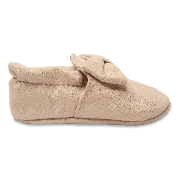 Maren Infant/Toddler Shimmer Slippers with Bow-5