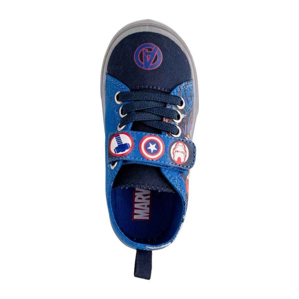Marvel Avengers Toddler Lighted Canvas Sneakers-4