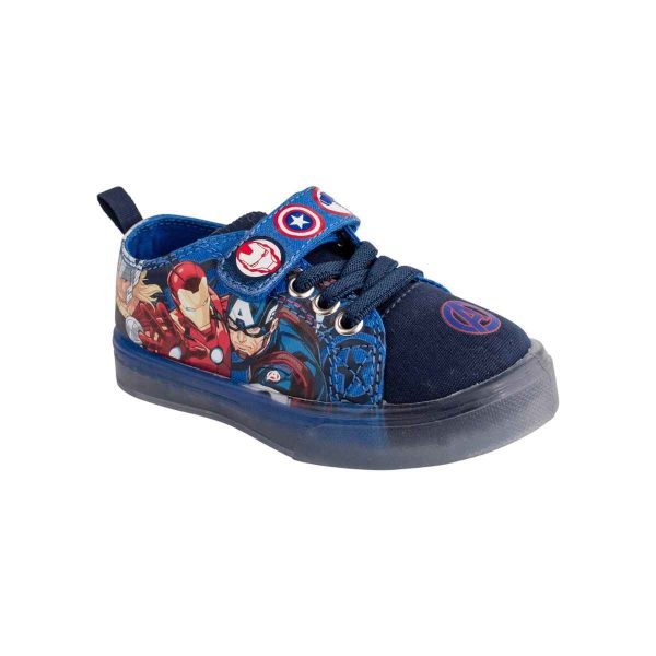 Marvel Avengers Toddler Lighted Canvas Sneakers
