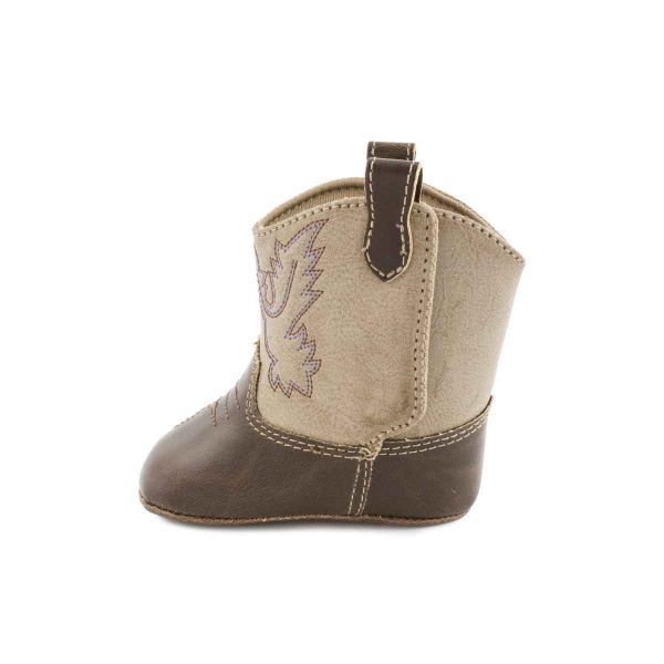 Miller Infant Brown Soft Sole Cowboy Boots-1
