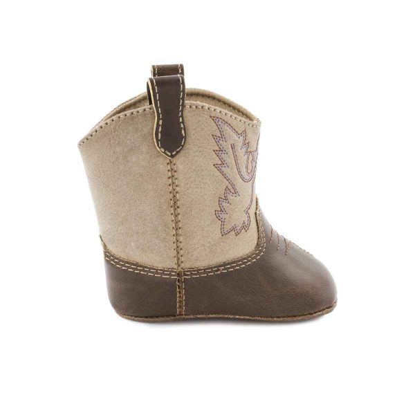 Miller Infant Brown Soft Sole Cowboy Boots-2