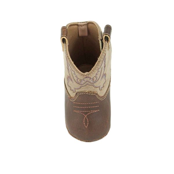Miller Infant Brown Soft Sole Cowboy Boots-3