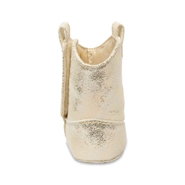 Miller Infant Ivory Champagne Soft Sole Cowboy Boots-2