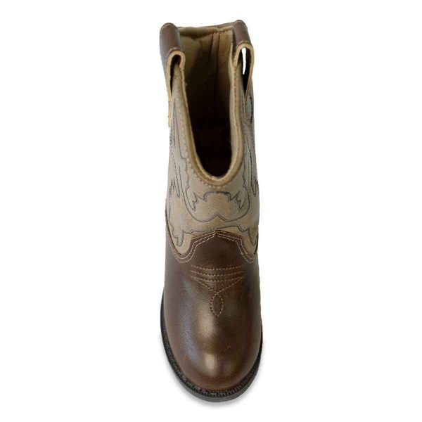 Miller Toddler Brown Cowboy Boots-2