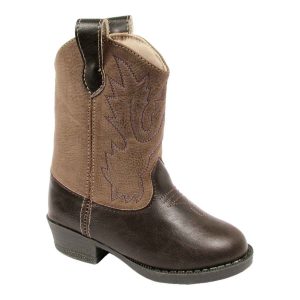 Miller Toddler Brown Cowboy Boots