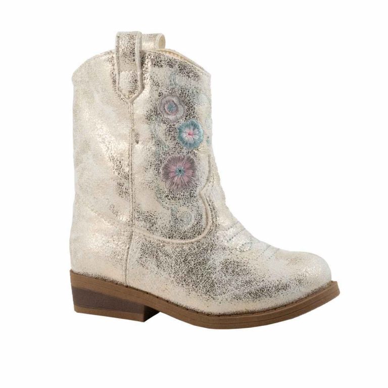 Miller Toddler Ivory Champagne Cowboy Boots