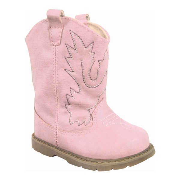 Miller Toddler Pink Cowboy Boots with Round Toe
