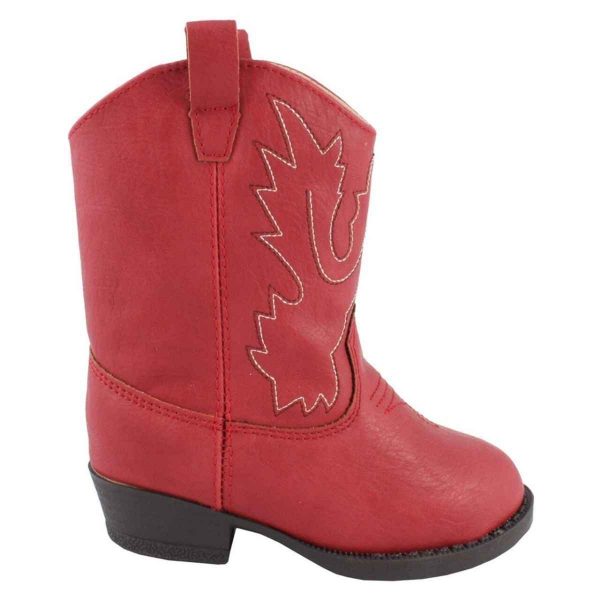 Miller Toddler Red Cowboy Boots