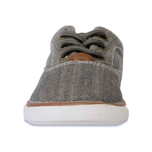Milo Gray Canvas Toddler Sneakers-3