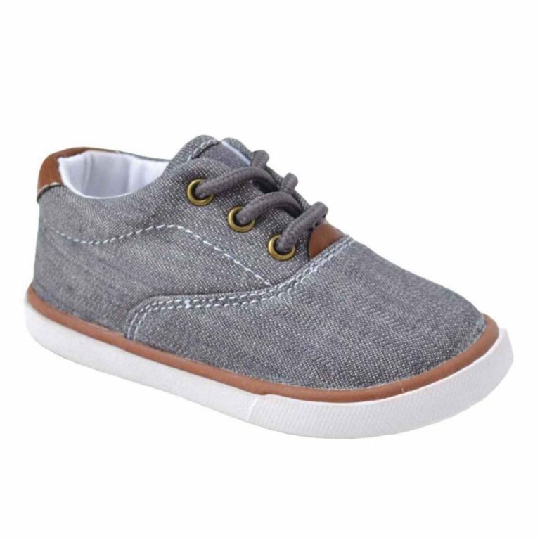 Milo Gray Canvas Toddler Sneakers