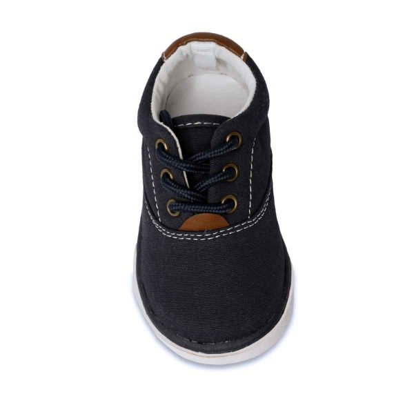 Milo Navy Canvas Toddler Sneakers-4