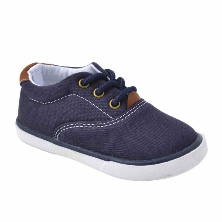 Milo Navy Canvas Toddler Sneakers