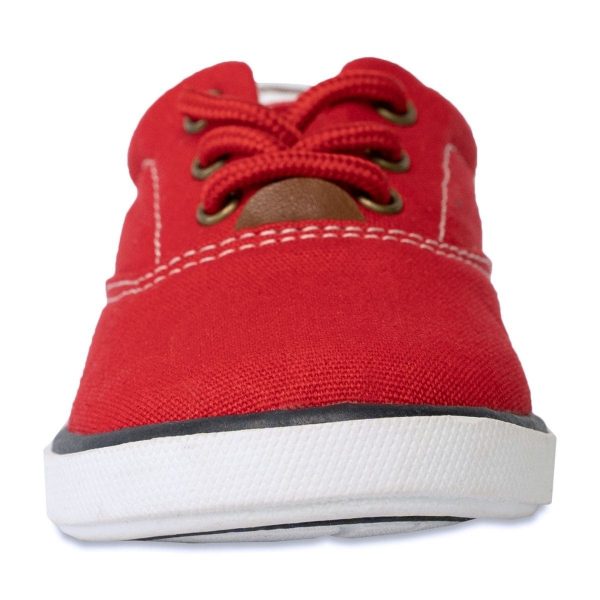 Milo Red Canvas Toddler Sneakers-3