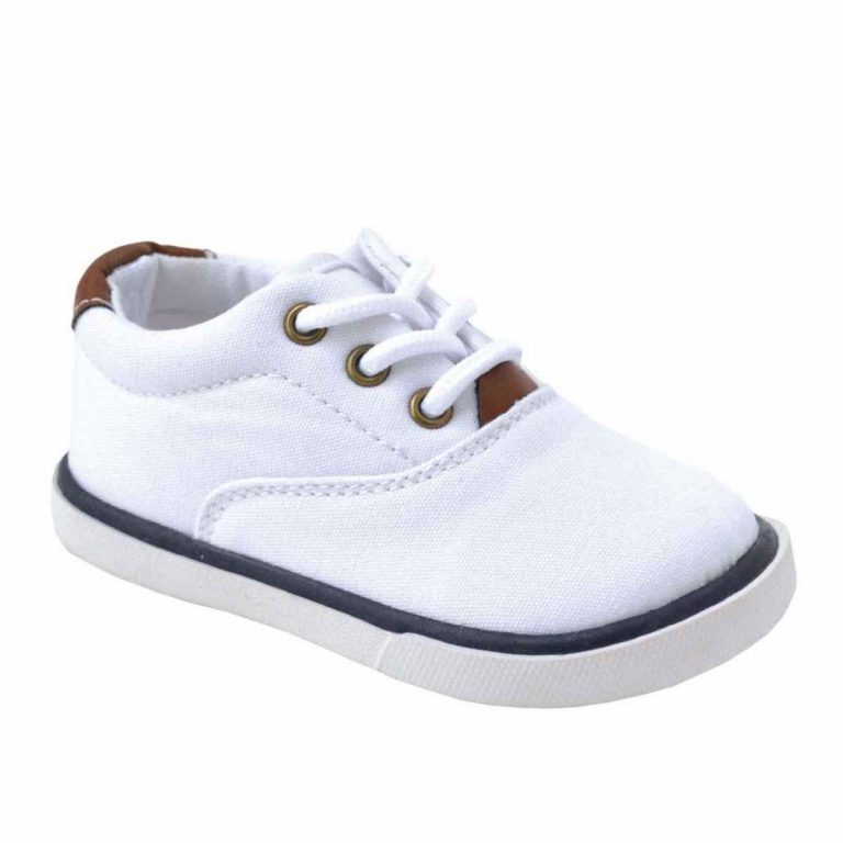 Milo White Canvas Toddler Sneakers