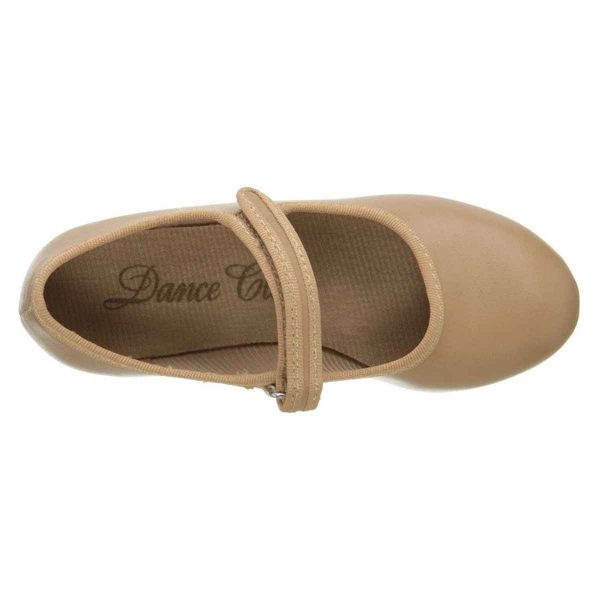 Molly Jane Toddler Caramel Tap Shoes with Straps-1