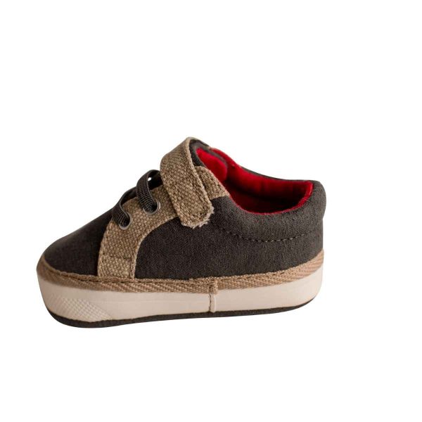 Murphy Infant Gray Canvas Sneakers-1