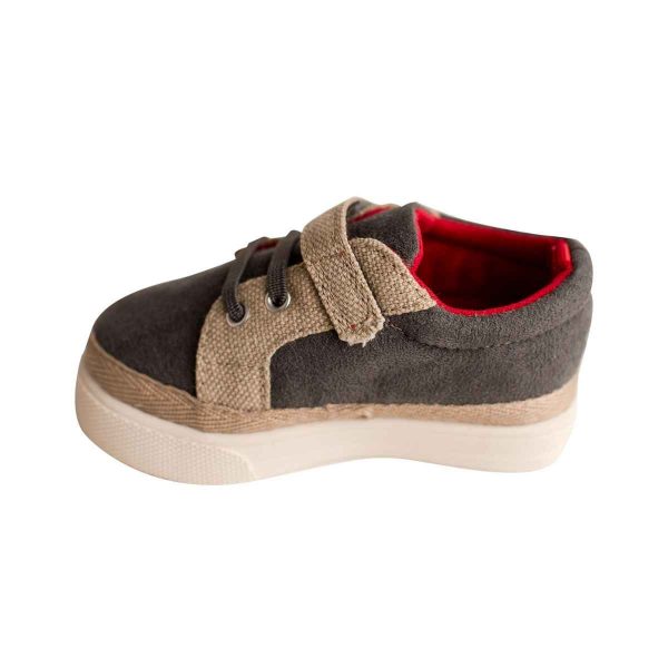 Murphy Infant Gray Canvas Sneakers-2