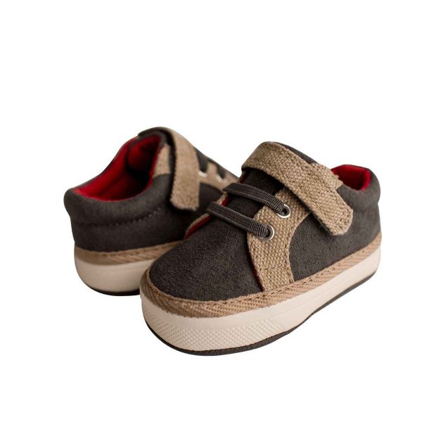 Murphy Infant Gray Canvas Sneakers-6