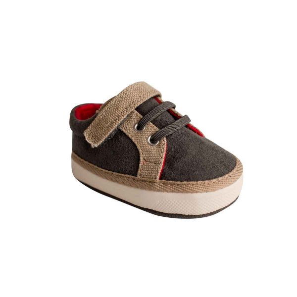 Murphy Infant Gray Canvas Sneakers