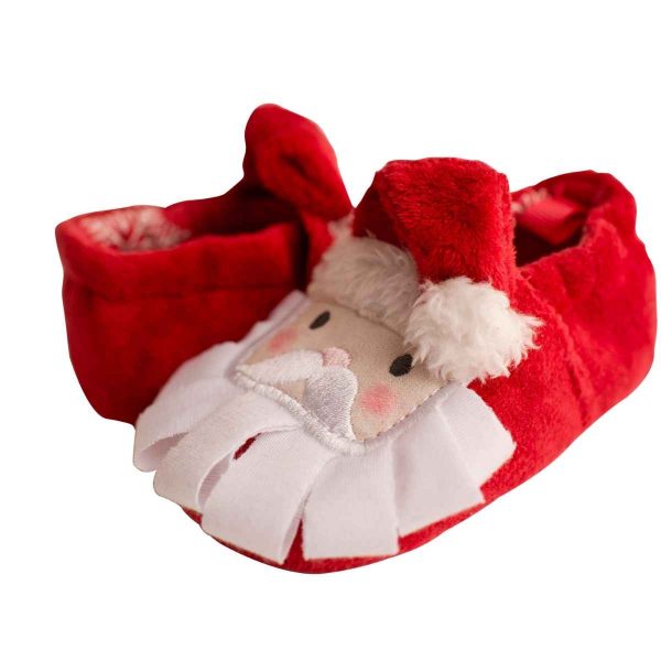 Nicholas Infant/Toddler Santa Slippers-6