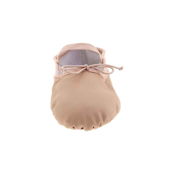 Olivia Women’s Pink Leather Ballet Shoes-5